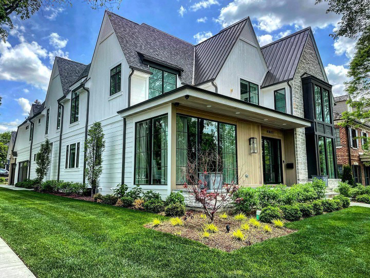 Front & Rear Elevations Project – Riordan – Custom Homes in Chicago – 4