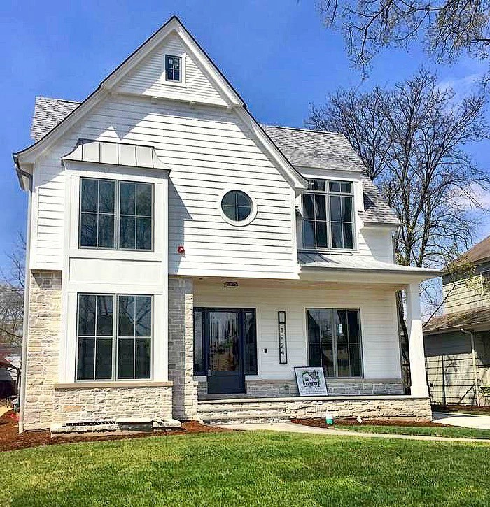 Front & Rear Elevations Project – Riordan – Custom Homes in Chicago – 8